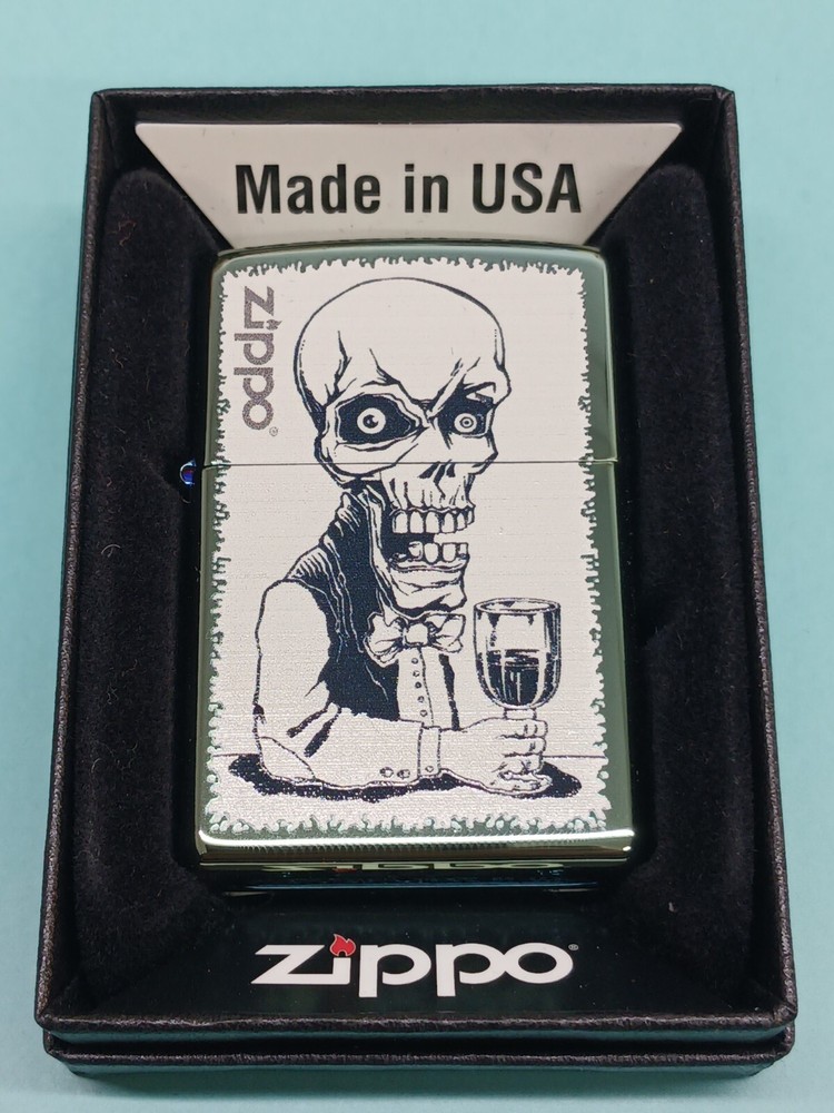 Zippo Skeleton Bartender Chameleon 28679
