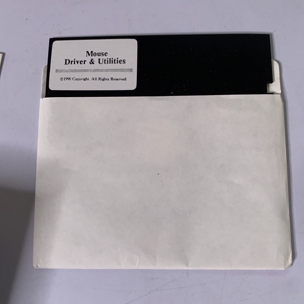 Opto-Mechanical Mouse Track-ball 3-Button Serial Connection Wired