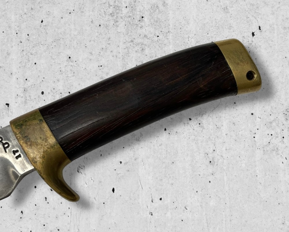 Robert Parish 17 Fixed Blade Knife w/ Leather Sheath