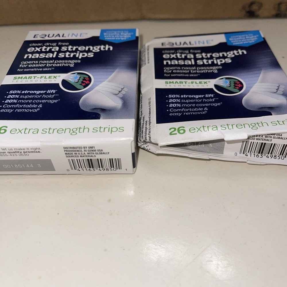 Equaline Extra Strength Nasal Strips 52 CLEAR