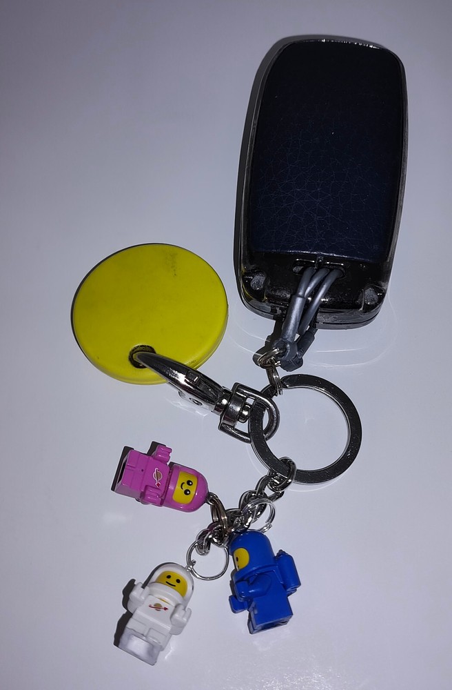 LEGO White Space Baby keychain