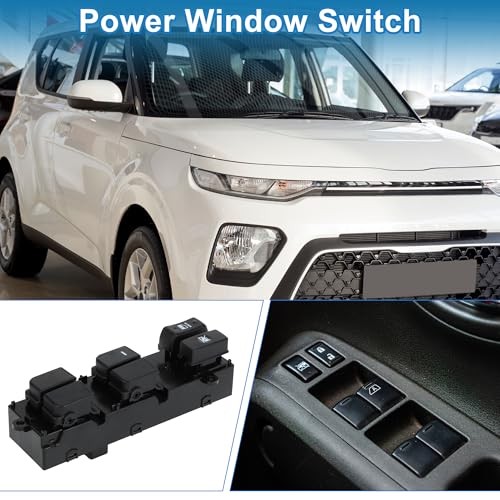 Power Window Switch Front Left Driver Side Window Control Switch for Kia Soul