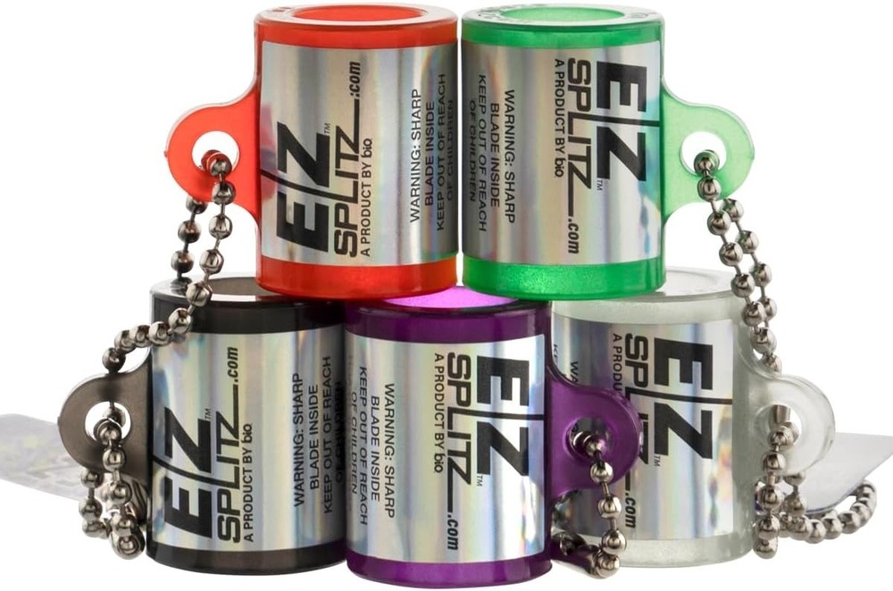 EZ SPLITZ Cigarillo Splitters - Small, Portable with Keychain, Makes a Precis...