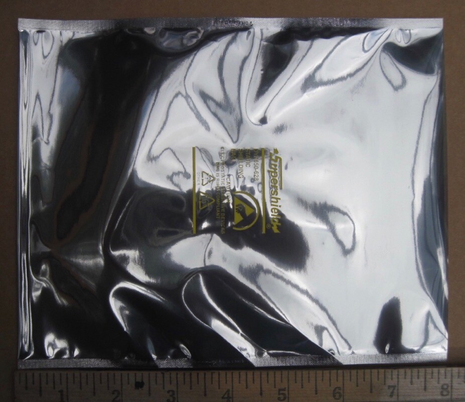 100 6x8" Open-Top Dou Yee Static Shield Bags