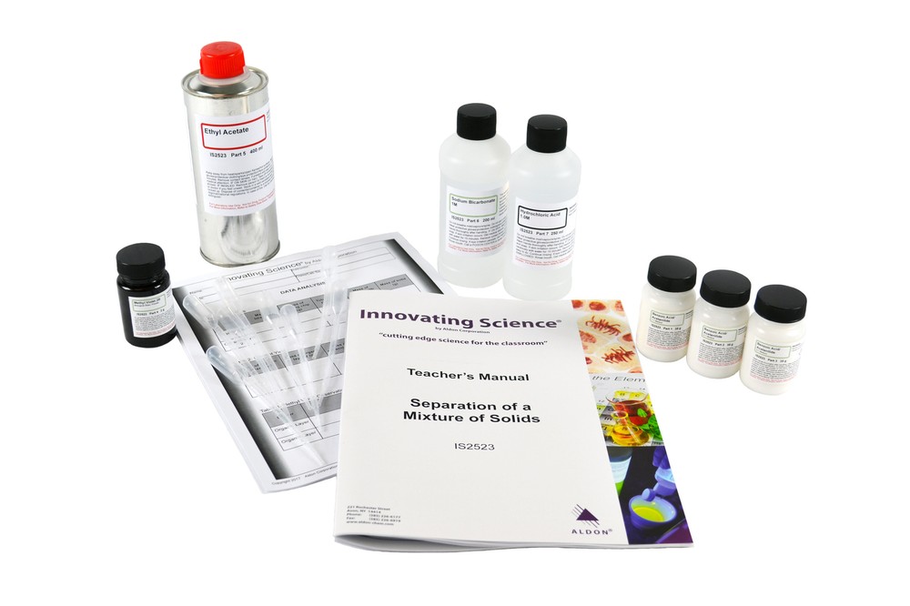 Solid Mixture Separation Chemistry Kit (Supplies for 15 Groups)