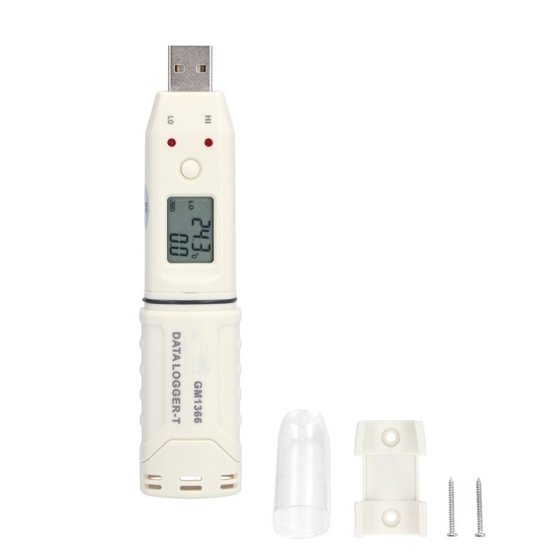 Environmental LCD Data Recorder for Accurate Temperature and Humidity Tracking