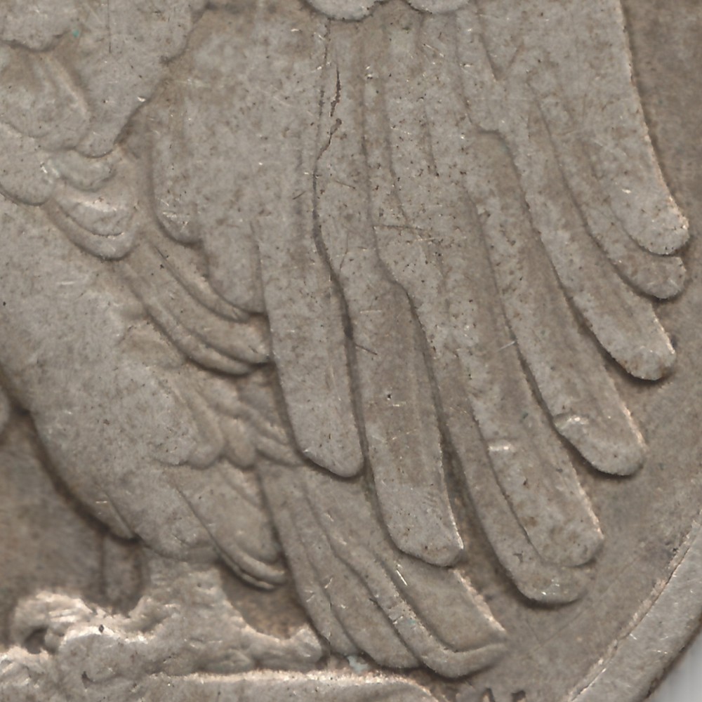 1918 D Walking Liberty Half Dollar, VF