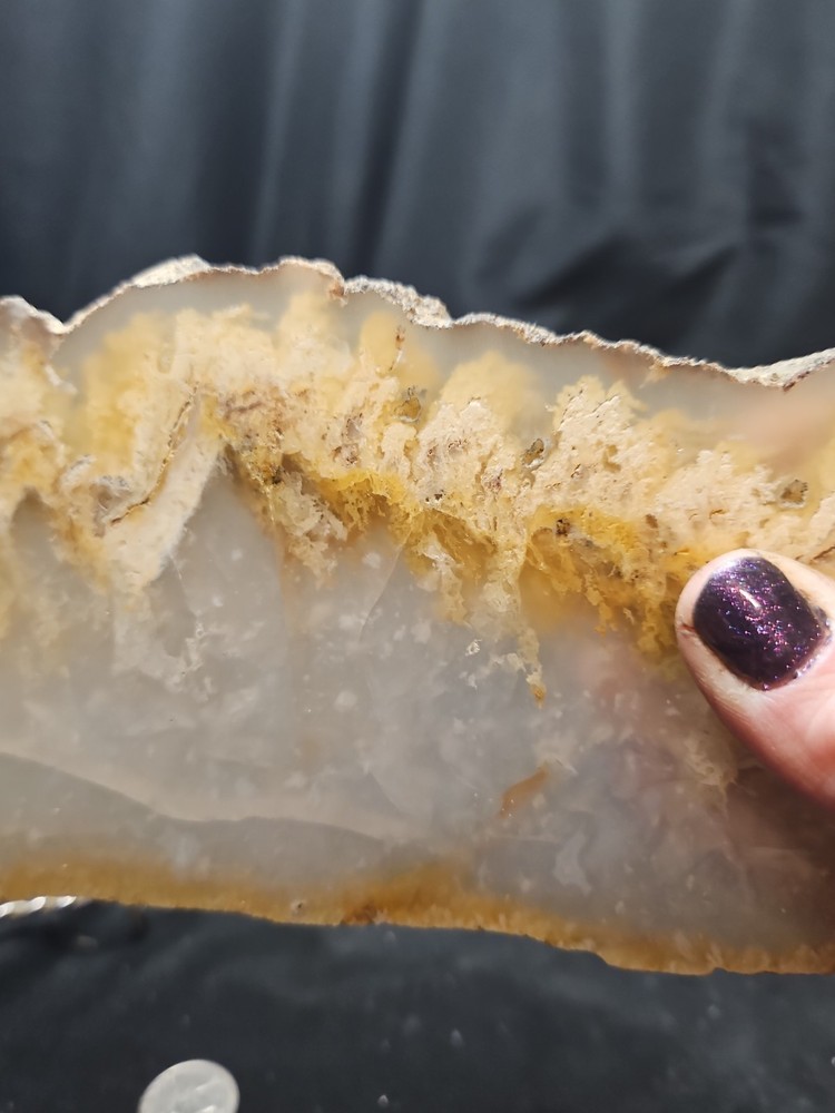 Graveyard Plume Agate Slab Specimen (11oz)