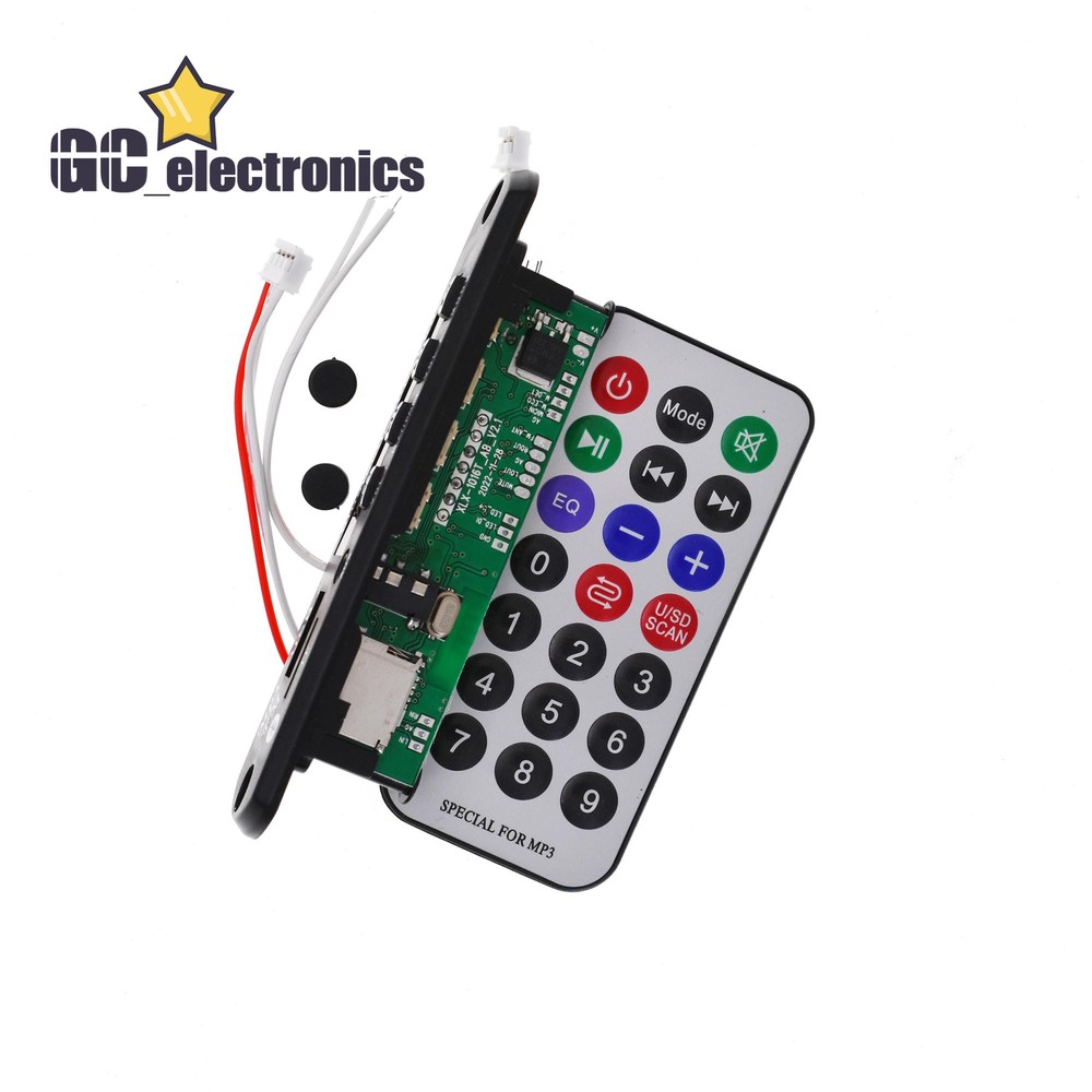 Wireless Bluetooth 12V MP3 WMA Decoder Board Audio Module USB TF Radio For Car