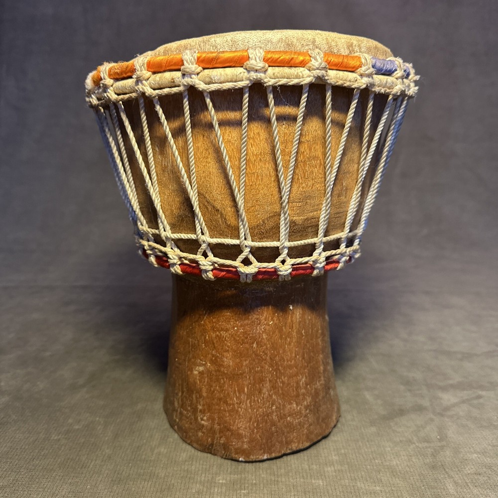Hand Carved African Djembe Drum 11”