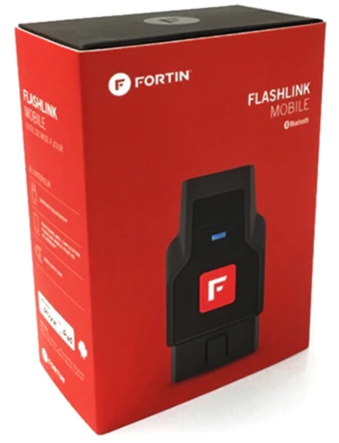 Fortin Flashlink Mobile Bluetooth Firmware Update Tool for iOS Android Platforms