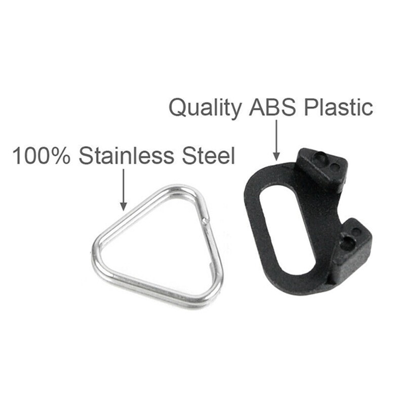 4pcs Triangular Split Rings For Camera Back Belt Strap Buckle Accessories New