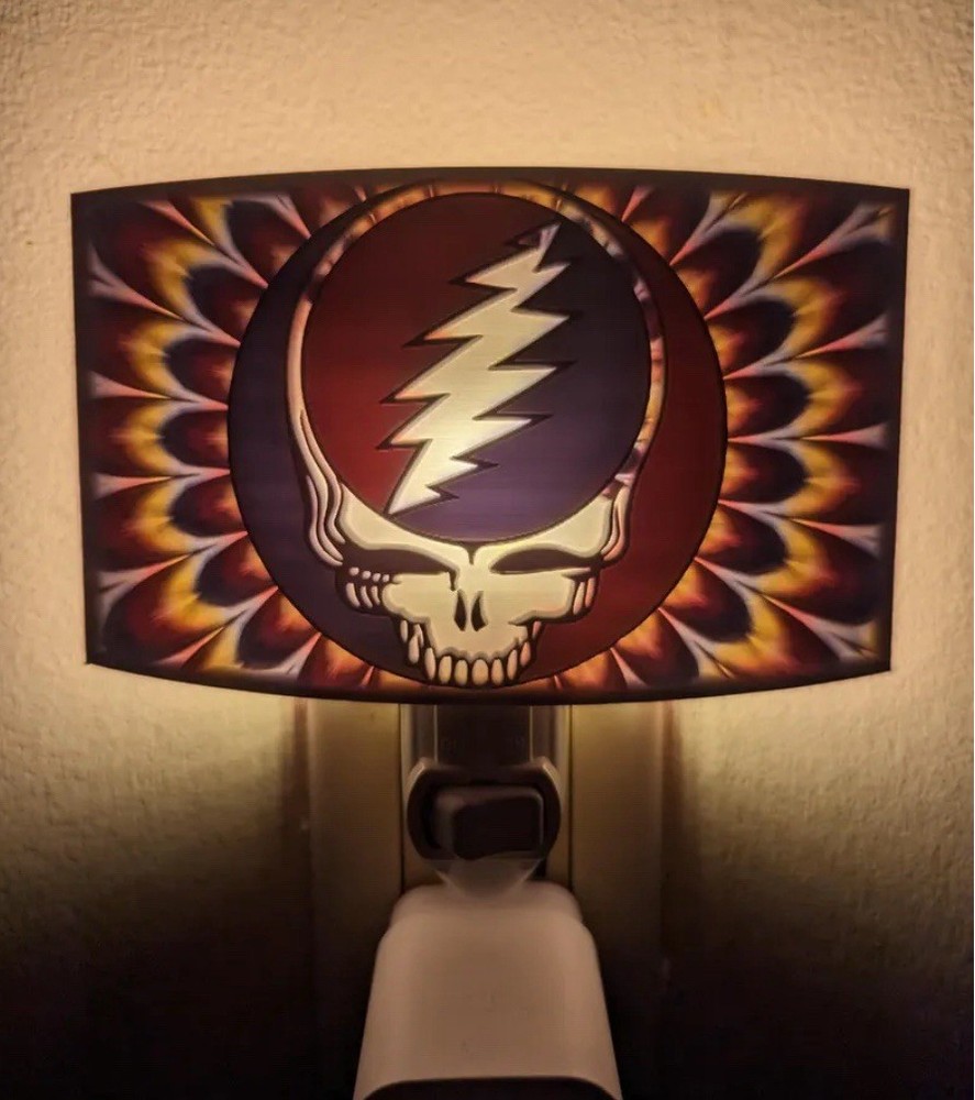 Grateful Dead stealie nightlight