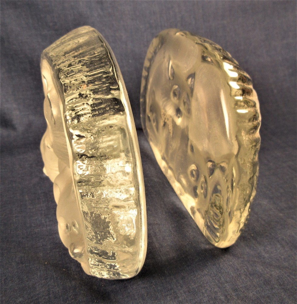 Viking Glass Racoon Bookends