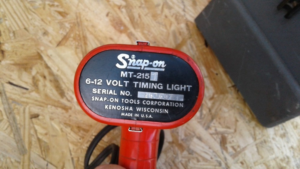 Vintage Snap-On MT215  Tools 12V Timing Light Original