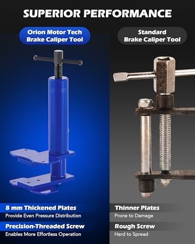 Universal Brake Caliper Piston Compressor Tool - Heavy Duty Multi-Piston Spreade