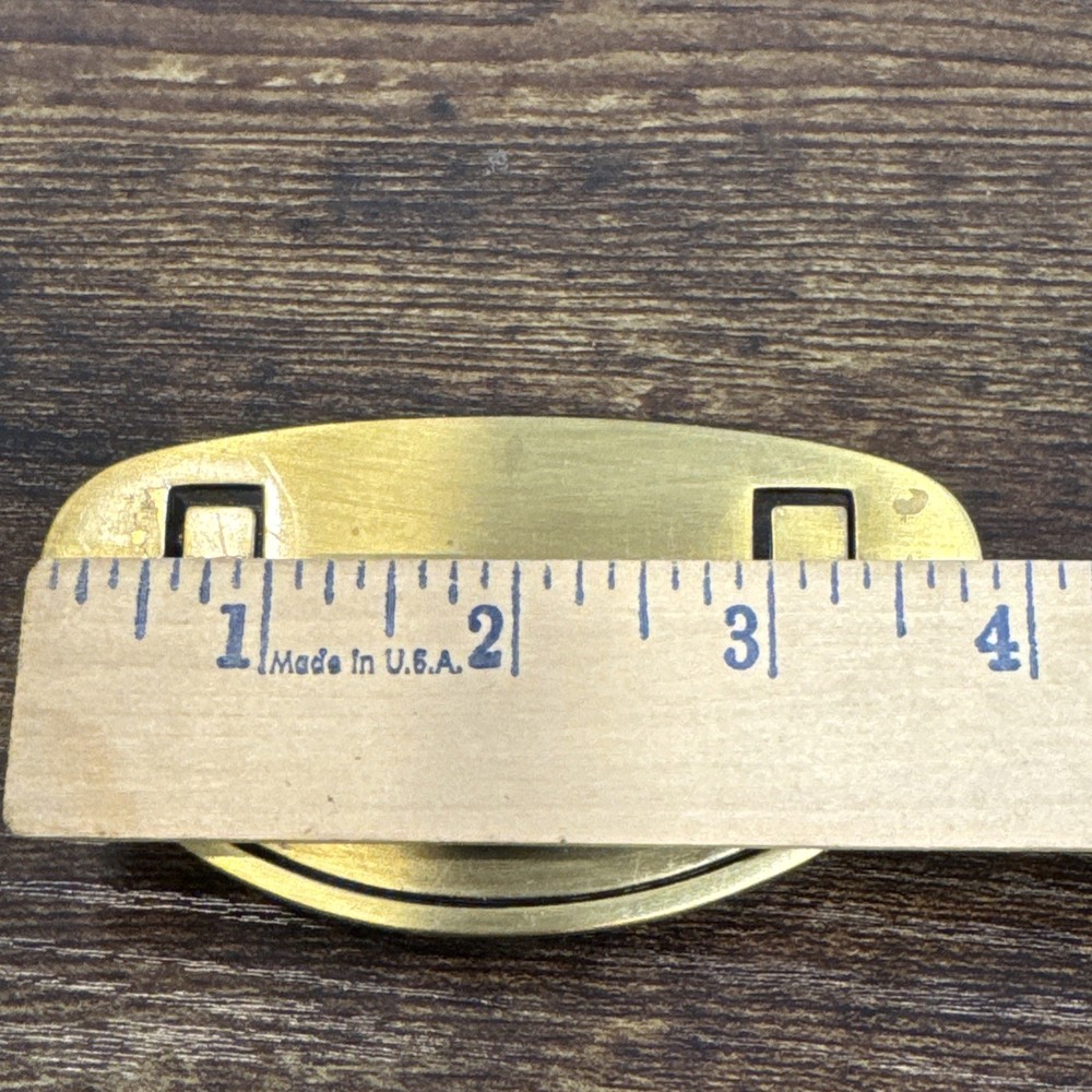 Drexel Passage Drawer Pull Handle Campaign Brass KBC N-16827 Replacement MCM