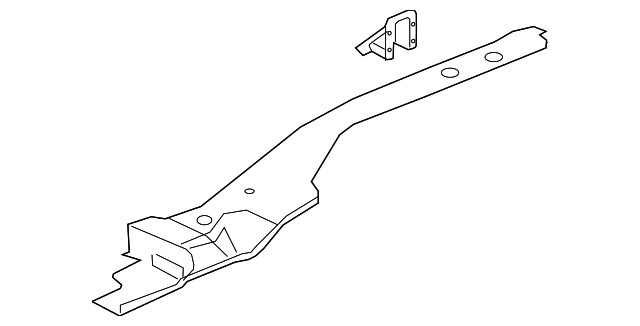 Genuine GM Passenger Side Rear Compartment Panel Longitudinal Rail 23271367