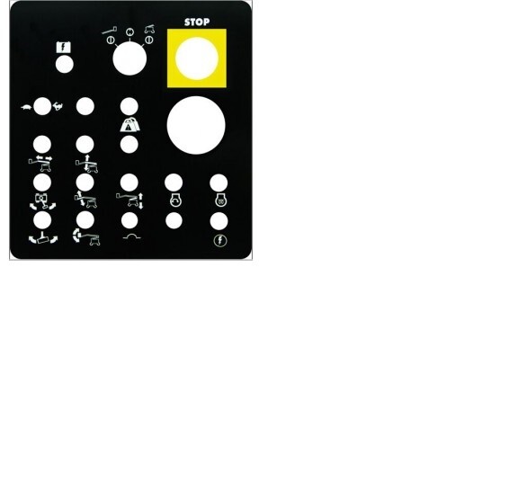 for GENIE 72444 DECAL GROUND CONTROL PANEL