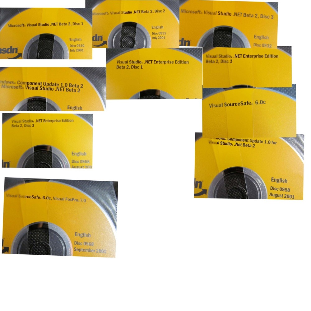 MSDN Subscription Software Library over 75 Disc Retail $2500 Visual Studio More!