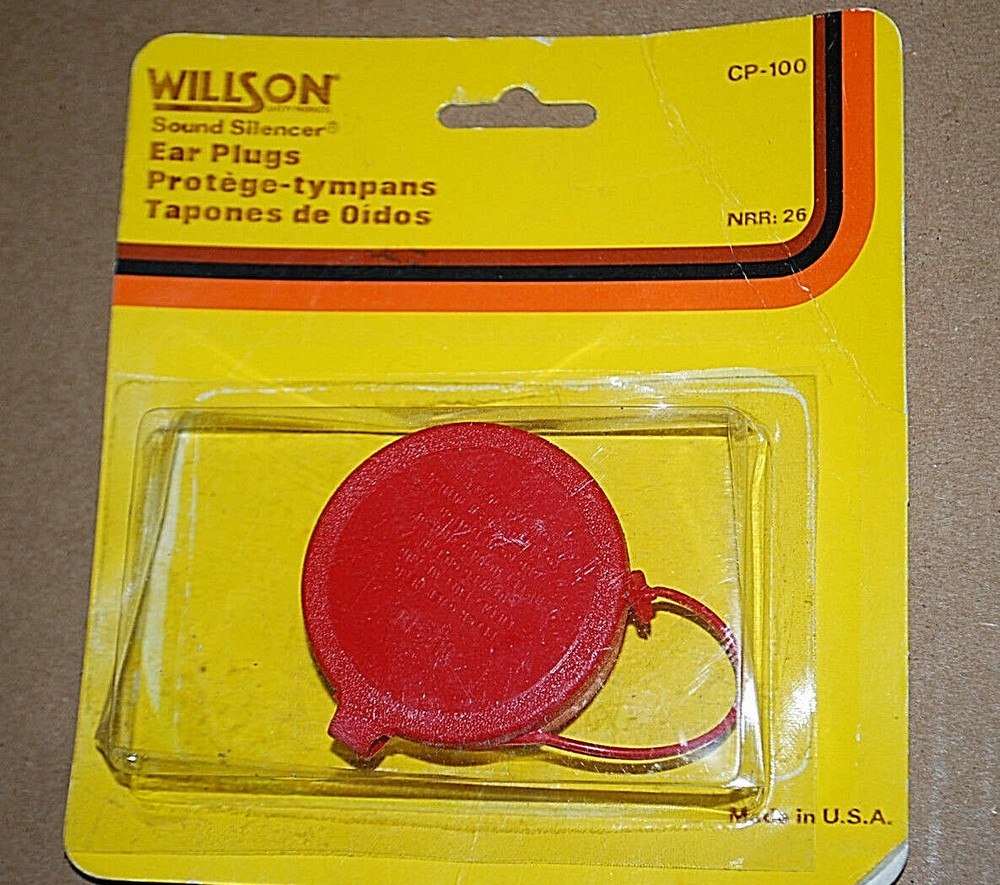 Willson Sound Silencer Ear Plugs 26 Decibels Red Case Assorted Quantities S6375