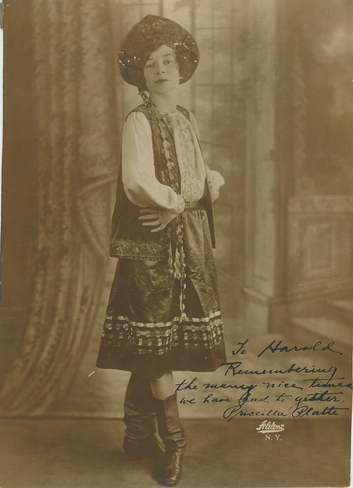 Priscilla Platte- Signed Vintage Photograph