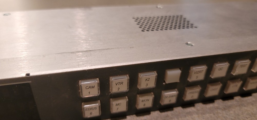 Grass Valley Encore PRE-XY Universal XY Programmable Control Panel 1u rackmount