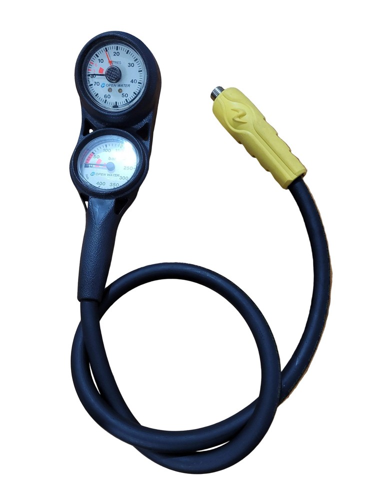 Open Water Dive Gauge Console