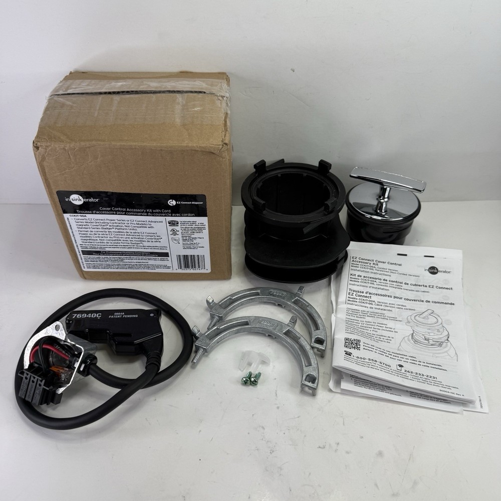 Insinkerator Cover Control Accessory Kit with Cord CCKIT-00A READ!