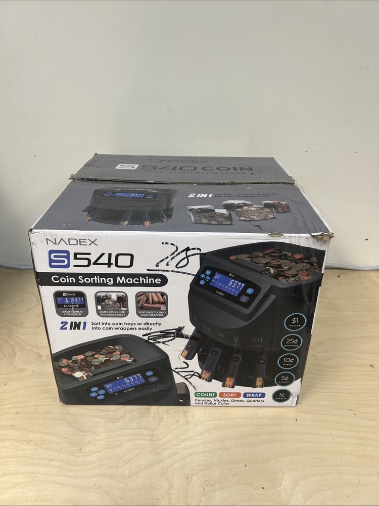 Nadex S540 Coin Sorting Machine Sorting Made Simple
