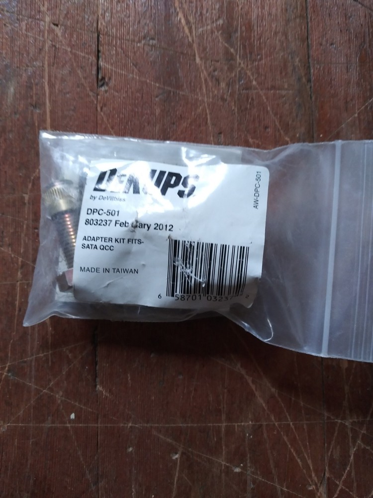 Devilbiss DPC-501 (803237) DeKups Adapter Kit (Fits Sata QCC)