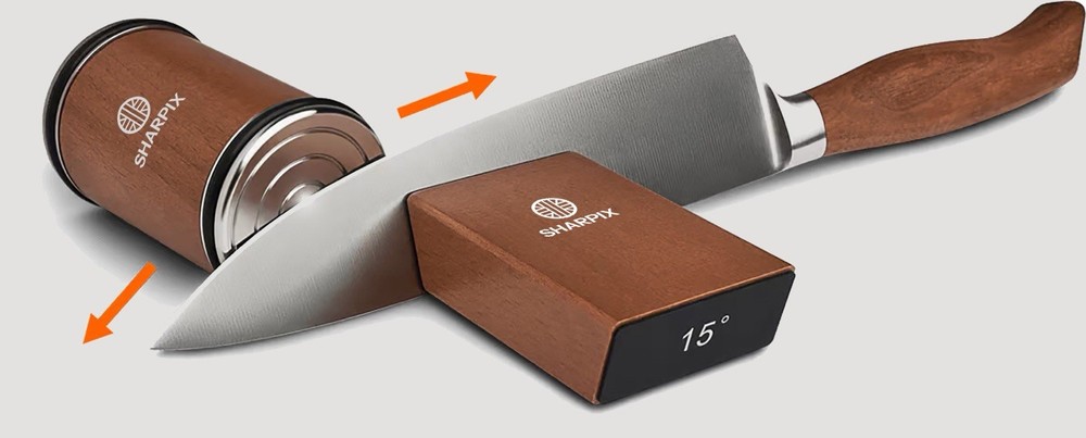 Household Knife Sharpener 600#/1000# Double-Sided Diamond Sharpening Stone Tools