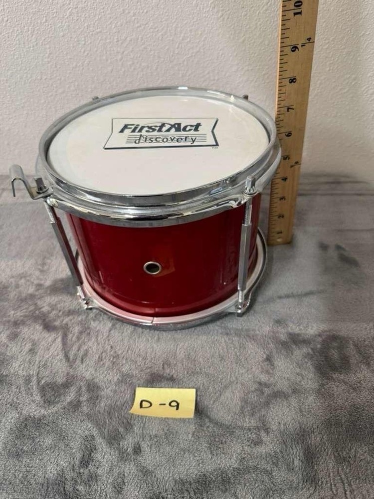 First Act Discovery Rack Tom Drum Flame Design Metal Plastic