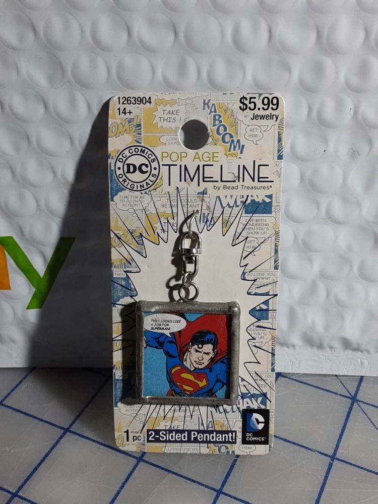 DC Comics Originals Pop Age Timeline - Superman 2 Sided Pendant