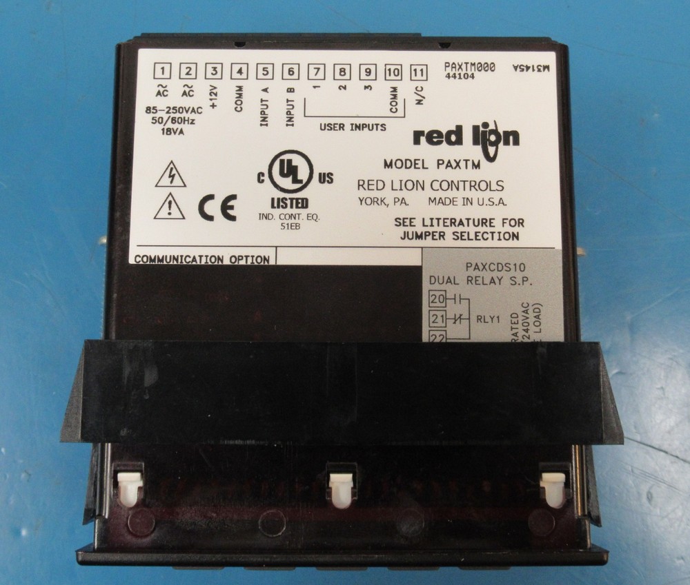 Red Lion Controls PAXTM000 Panel Meter 6 Digit LED