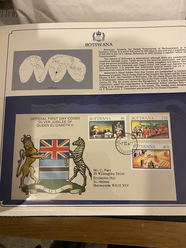1977 Silver Jubilee Commonwealth FDC