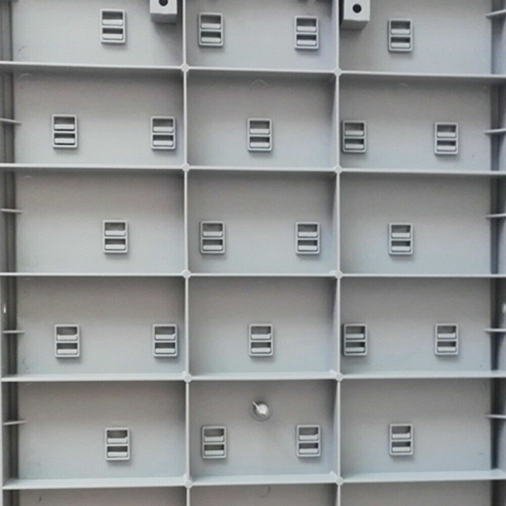 Lab Use Drying Rack 27Pegs Pegboard PP Wall Mounted for Glassware Removable