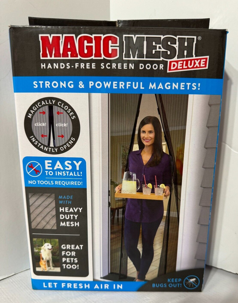 Magic Mesh Deluxe Hands Free Magnetic Screen Door