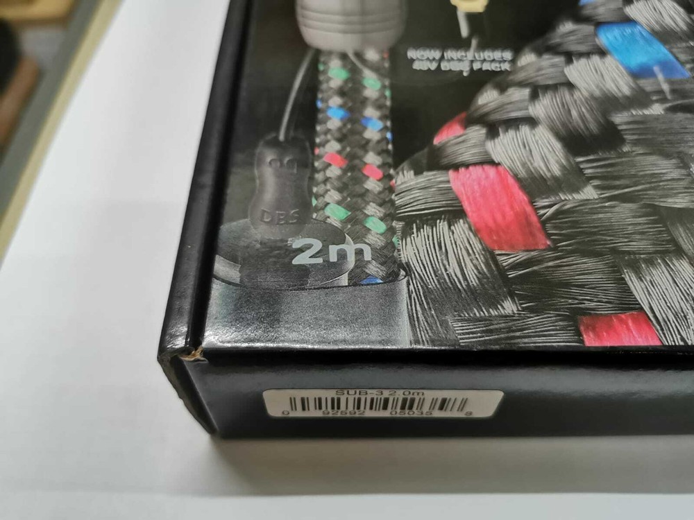 NOS AudioQuest SUB-3 SUBWOOFER RCA Cable (2.0M)