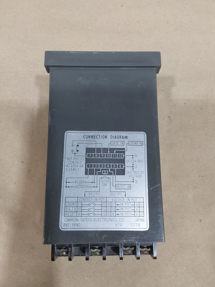 OMRON Digital Counter TYPE H7A-2D