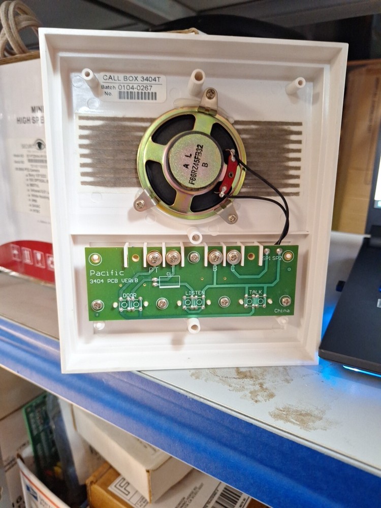 Pacific Apartment Intercom Station Universal Replacement 4 Wire System | 3404T