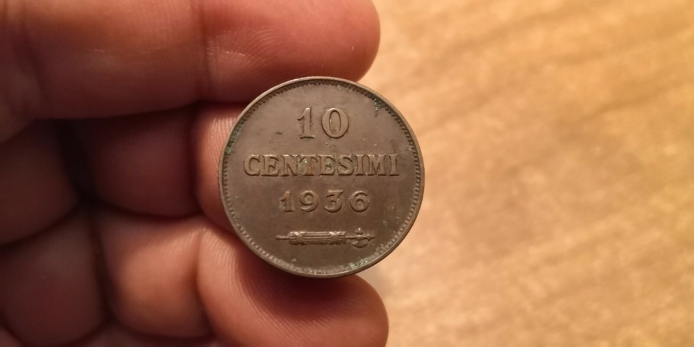 10 Centesimi 1936, San Marino, Ref. 1305
