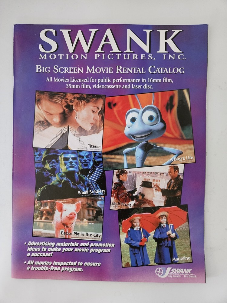 Swank Film 1998 Catalog