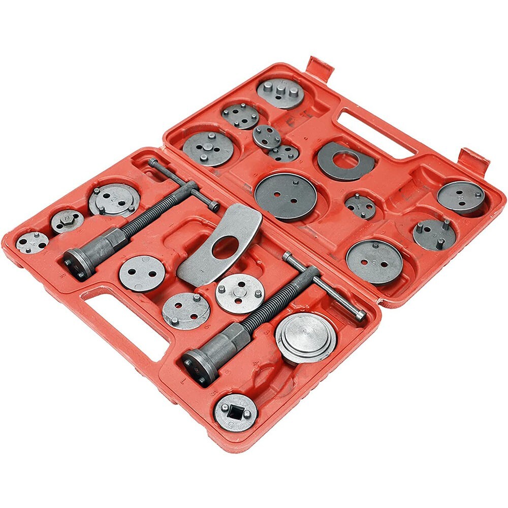 22pc Universal Disc Brake Caliper Compressor Rewind Piston Wind Back Tool Set US