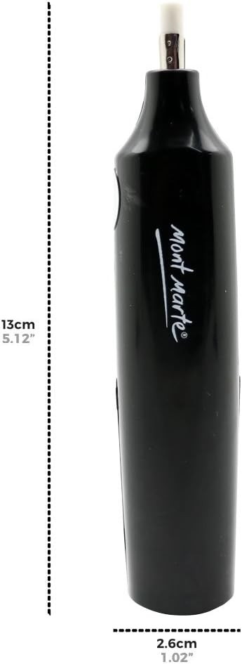 Mont Marte Electric Eraser, Includes 30 Eraser Refills. Original Version