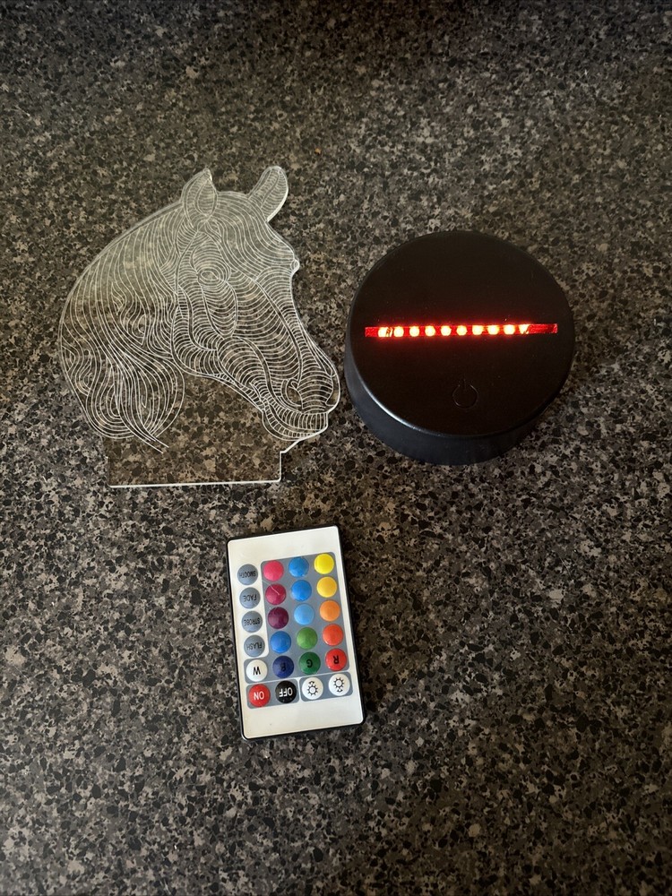 Decorative Light Up Horse Head