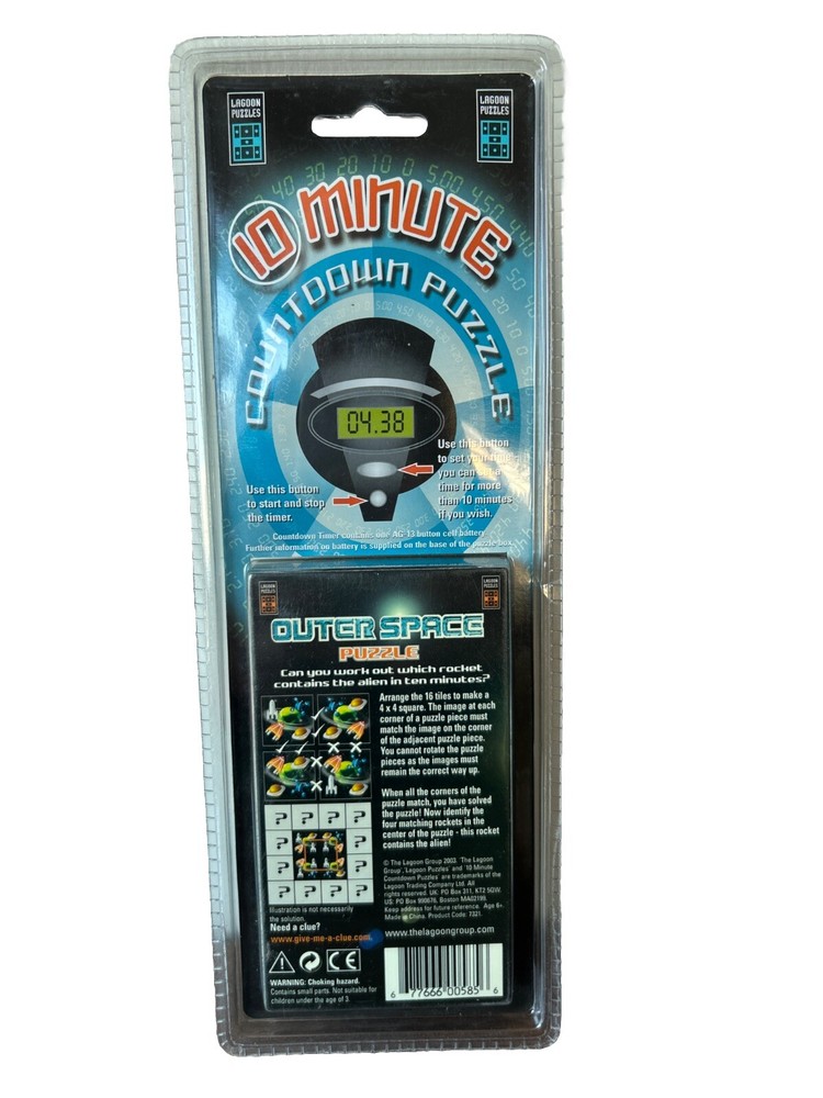 10 MINUTE COUNTDOWN PUZZLE OUTER New SPACE A