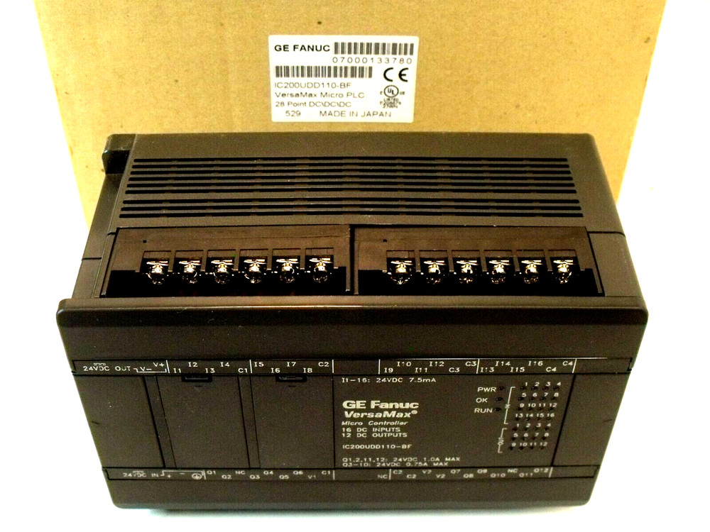 NIB GE Fanuc IC200UDD110-BF VersaMax PLC Micro Controller