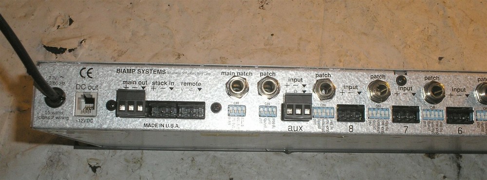 Biamp Advantage 801 Mic/Line Mixer