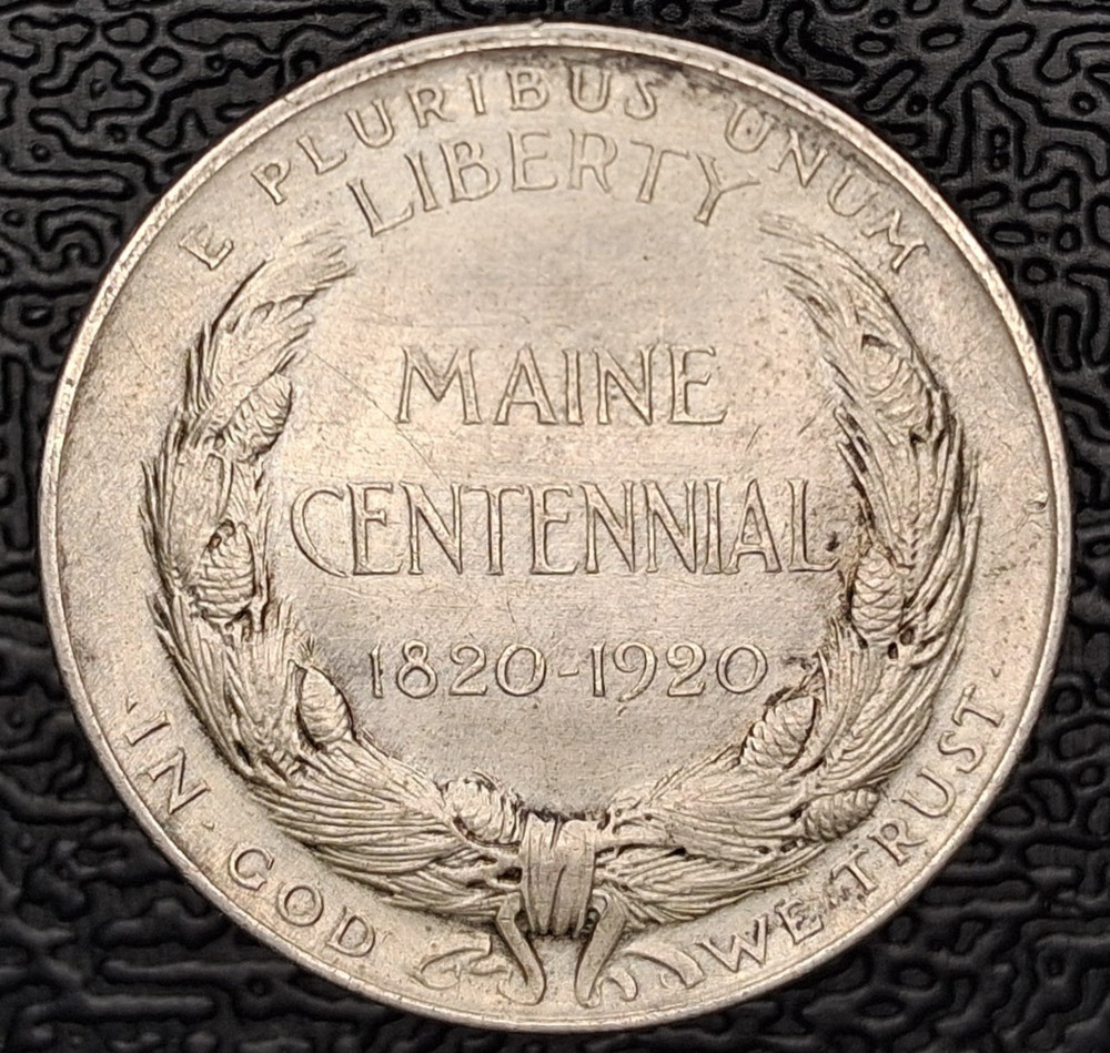1920 Maine Commemorative Silver Half Dollar